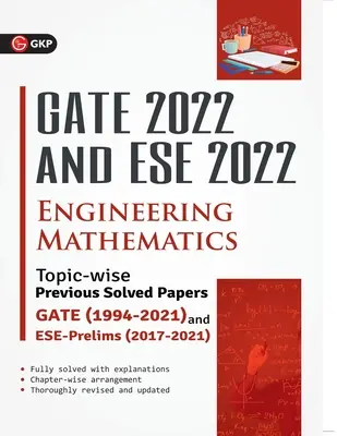 GATE 2022 & ESE Prelim 2022 - mérnöki matematika - témakörönként korábbi megoldott feladatok - GATE 2022 & ESE Prelim 2022 - Engineering Mathematics - Topic-wise Previous Solved Papers