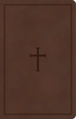 CSB Nagyméretű, személyes méretű referencia biblia, barna bőrkontúrral - CSB Large Print Personal Size Reference Bible, Brown Leathertouch