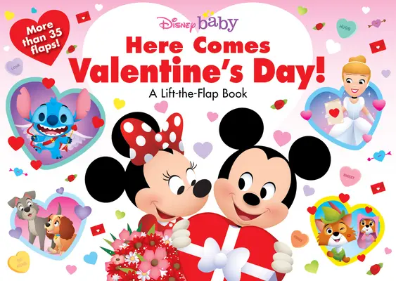 Disney Baby Here Comes Valentine's Day!: A Lift-The-Flap Book (A Lift-The-Flap Book) - Disney Baby Here Comes Valentine's Day!: A Lift-The-Flap Book