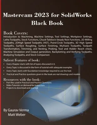 Mastercam 2023 for SolidWorks Fekete Könyv - Mastercam 2023 for SolidWorks Black Book