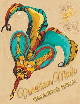 Velencei maszk színezőkönyv - Venetian Mask Coloring Book