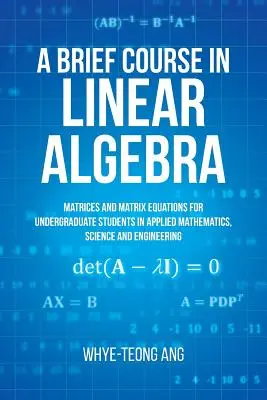 Rövid tanfolyam a lineáris algebrában: Mátrixok és mátrixegyenletek az alkalmazott matematika, a természettudományok és a mérnöki tudományok egyetemi hallgatói számára - A Brief Course in Linear Algebra: Matrices and Matrix Equations for Undergraduate Students in Applied Mathematics, Science and Engineering