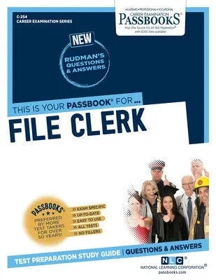 Iratkezelő (C-254): Útlevélkönyvek Tanulmányi Útmutató - File Clerk (C-254): Passbooks Study Guide