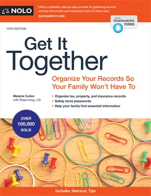 Get It Together: Szervezze meg a nyilvántartását, hogy a családjának ne kelljen - Get It Together: Organize Your Records So Your Family Won't Have to