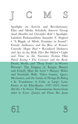 Journal of Cinema and Media Studies, Vol. 61, No. 3. - Journal of Cinema and Media Studies, Vol. 61, No. 3