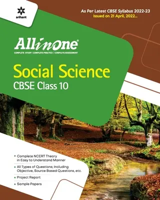 CBSE All In One Social Science Class 10 2022-23 Edition (A legújabb, 2022. április 21-én kiadott CBSE-tanterv szerint) - CBSE All In One Social Science Class 10 2022-23 Edition (As per latest CBSE Syllabus issued on 21 April 2022)