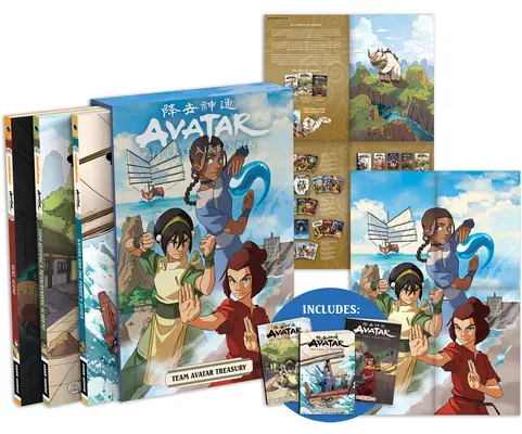 Avatar: Az utolsó léghajlító - Az Avatar-csapat kincstári gyűjteménye (képregények) - Avatar: The Last Airbender--Team Avatar Treasury Boxed Set (Graphic Novels)