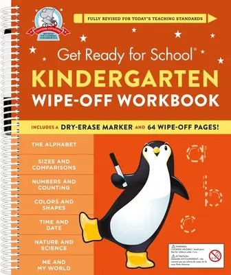 Készülj fel az iskolára: Munkakönyv: Kindergarten Wipe-Off Workbook: Kindergarten Wipe-Off Workbook: Kindergarten Wipe-Off Workbook - Get Ready for School: Kindergarten Wipe-Off Workbook