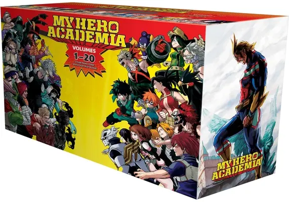 My Hero Academia Box Set 1: Tartalmazza az 1-20. kötetet prémium kiadással. - My Hero Academia Box Set 1: Includes Volumes 1-20 with Premium