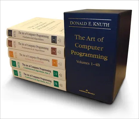 A számítógépes programozás művészete, 1-4b kötetek, dobozos kiadásban - Art of Computer Programming, The, Volumes 1-4b, Boxed Set