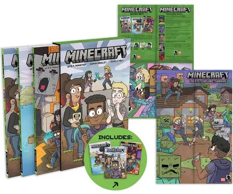 Minecraft Boxed Set (Képregények) - Minecraft Boxed Set (Graphic Novels)