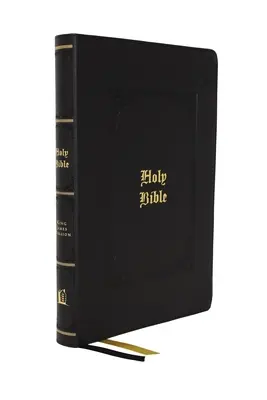 Kjv, Large Print Center-Column Reference Bible, Leathersoft, Black, Red Letter, Thumb Indexed, Comfort Print: Szent Biblia, King James Version - Kjv, Large Print Center-Column Reference Bible, Leathersoft, Black, Red Letter, Thumb Indexed, Comfort Print: Holy Bible, King James Version