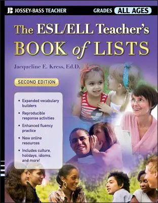 The Esl/Ell Teacher's Book of Lists (Az olvasástanár listás könyve) - The Esl/Ell Teacher's Book of Lists