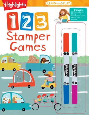 Highlights Learn-And-Play 123 Stamper játékok - Highlights Learn-And-Play 123 Stamper Games