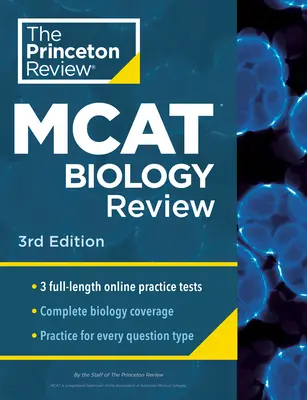 Princeton Review MCAT Biology Review, 3. kiadás: Complete Content Prep + Practice Tests - Princeton Review MCAT Biology Review, 3rd Edition: Complete Content Prep + Practice Tests