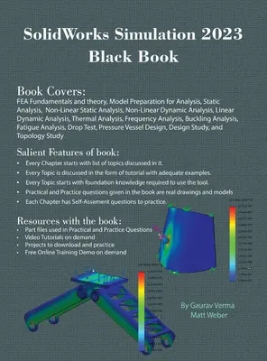 SolidWorks Simulation 2023 Fekete könyv - SolidWorks Simulation 2023 Black Book