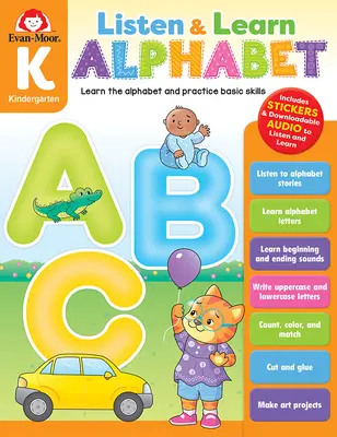 Figyelj és tanulj: Alphabet, K osztály Munkafüzet - Listen and Learn: Alphabet, Grade K Workbook