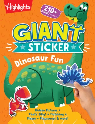 Óriás matricás dinoszaurusz móka - Giant Sticker Dinosaur Fun