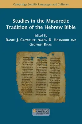 Tanulmányok a héber Biblia maszoretikus hagyományáról - Studies in the Masoretic Tradition of the Hebrew Bible