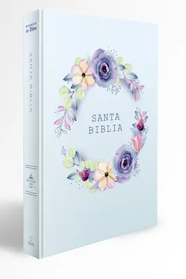 Biblia Rvr 1960 Letra Grande, Manual, Tapa Dura Con Nombres de Dios, Flores Azul / Spanyol Biblia Rvr 1960 Handy Size, Lp, Hc with Names of God, Blue F - Biblia Rvr 1960 Letra Grande, Manual, Tapa Dura Con Nombres de Dios, Flores Azul / Spanish Bible Rvr 1960 Handy Size, Lp, Hc with Names of God, Blue F