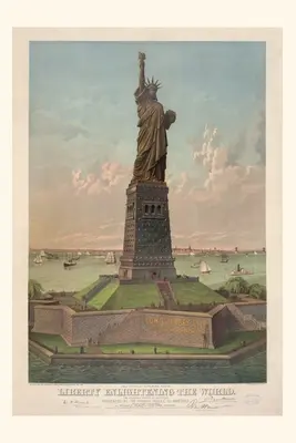 Vintage Journal Liberty Enlightening the World, New York kikötője - Vintage Journal Liberty Enlightening the World, New York Harbor