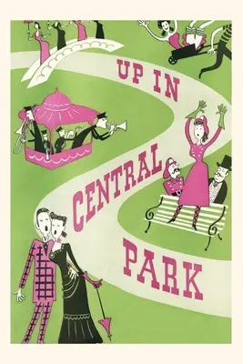 Vintage Journal Up in Central Park plakát - Vintage Journal Up in Central Park Poster