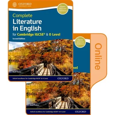 Complete Literature in English for Cambridge Igcse & O Level: Print & Online Student Book Pack