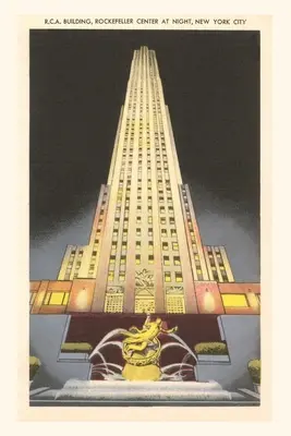 Vintage Journal RCA épület, Rockefeller Center, New York City - Vintage Journal RCA Building, Rockefeller Center, New York City