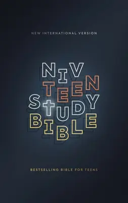 Niv, Teen Study Bible, Hardcover, Navy, Comfort Print