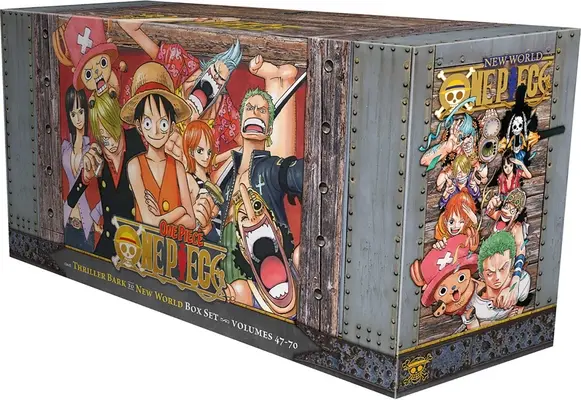 One Piece Box Set 3: Thriller Bark to New World: kötetek: 47-70. kötet prémiummal - One Piece Box Set 3: Thriller Bark to New World: Volumes 47-70 with Premium