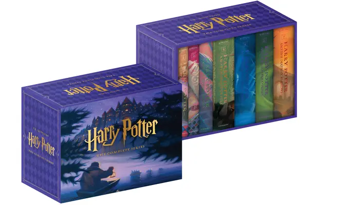 Harry Potter Keménykötéses dobozos készlet: Könyvek 1-7 (tokkal-vonóval) - Harry Potter Hardcover Boxed Set: Books 1-7 (Slipcase)
