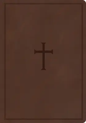 CSB Super Giant Print Reference Bible, Barna bőrhatású, szuper nagyméretű referencia Biblia - CSB Super Giant Print Reference Bible, Brown Leathertouch