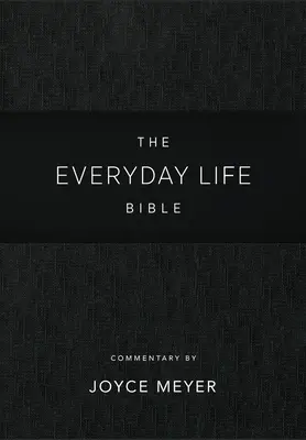 A mindennapi élet bibliája: Black Leatherluxe(r): Isten Igéjének ereje a mindennapi élethez - Everyday Life Bible: Black Leatherluxe(r): The Power of God's Word for Everyday Living