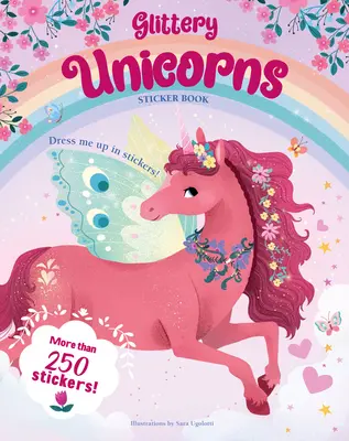 Glittery Unicorns matricás könyv - Glittery Unicorns Sticker Book