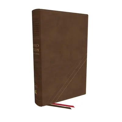 Kjv, Word Study Reference Bible, Leathersoft, Brown, Red Letter, Comfort Print: 2,000 Keywords That Unlock the Meaning of the Bible (2000 kulcsszó, amely feltárja a Biblia jelentését). - Kjv, Word Study Reference Bible, Leathersoft, Brown, Red Letter, Comfort Print: 2,000 Keywords That Unlock the Meaning of the Bible