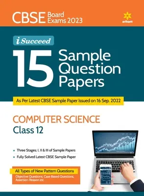 CBSE Board Exams 2023 I-Succeed 15 mintafeladatlapok COMPUTER SCIENCE 12. osztály - CBSE Board Exams 2023 I-Succeed 15 Sample Question Papers COMPUTER SCIENCE Class 12th