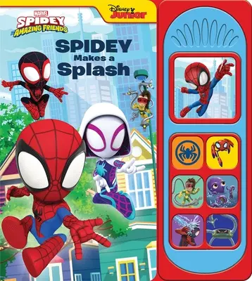 Disney Junior Marvel Spidey és csodálatos barátai: Spidey Makes a Splash Hangoskönyv - Disney Junior Marvel Spidey and His Amazing Friends: Spidey Makes a Splash Sound Book