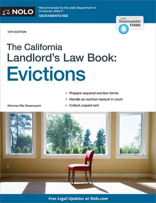 A kaliforniai bérbeadó jogi könyve: Kilakoltatások - The California Landlord's Law Book: Evictions