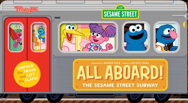 Mindenki a fedélzetre! a Szezám utcai metró (egy Abrams Extend-A-Book) - All Aboard! the Sesame Street Subway (an Abrams Extend-A-Book)