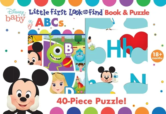 Disney Baby: Kis első keresőkönyv és kirakós játék: Little First Look and Find Book & Puzzle - Disney Baby: Little First Look and Find Book & Puzzle