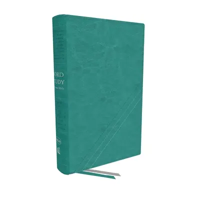 Nkjv, Word Study Reference Bible, Leathersoft, Turquoise, Red Letter, Comfort Print: 2,000 Keywords That Unlock the Meaning of the Bible (2000 kulcsszó, amely feltárja a Biblia jelentését) - Nkjv, Word Study Reference Bible, Leathersoft, Turquoise, Red Letter, Comfort Print: 2,000 Keywords That Unlock the Meaning of the Bible