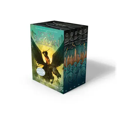 Percy Jackson és az olimposziak 5 könyvből álló, puha kötésű dobozos készlet (poszterrel) - Percy Jackson and the Olympians 5 Book Paperback Boxed Set (W/Poster)