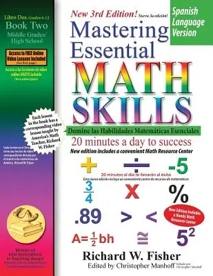 Mastering Essential Math Skills 2. könyv, spanyol nyelvű változat - Mastering Essential Math Skills Book 2, Spanish Language Version