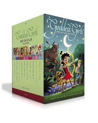 Goddess Girls Spectacular Collection (Boxed Set): Athéné az agy; Perszephoné a csaló; Aphrodité a szépség; Artemisz a bátor; Athéné a bölcs; Aphrodité a bölcs; Ap - Goddess Girls Spectacular Collection (Boxed Set): Athena the Brain; Persephone the Phony; Aphrodite the Beauty; Artemis the Brave; Athena the Wise; Ap