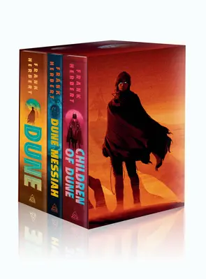 Frank Herbert Dűne-saga 3 könyvből álló Deluxe keményfedeles dobozos kiadás: Dűne, Dune Messiah és Children of Dune: Dune, Dune Messiah és Children of Dune - Frank Herbert's Dune Saga 3-Book Deluxe Hardcover Boxed Set: Dune, Dune Messiah, and Children of Dune