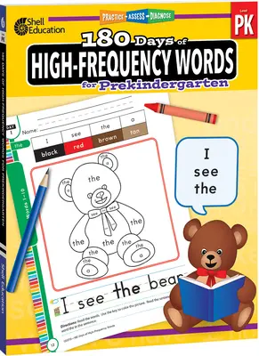 180 Days of High-Frequency Words for Prekindergarten: Gyakorlás, értékelés, diagnózis - 180 Days of High-Frequency Words for Prekindergarten: Practice, Assess, Diagnose