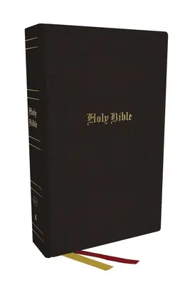 KJV Holy Bible, Super Giant Print Reference Bible, fekete, valódi bőr, 43,000 keresztreferencia, piros betű, Comfort Print: King James Version - KJV Holy Bible, Super Giant Print Reference Bible, Black, Genuine Leather, 43,000 Cross References, Red Letter, Comfort Print: King James Version