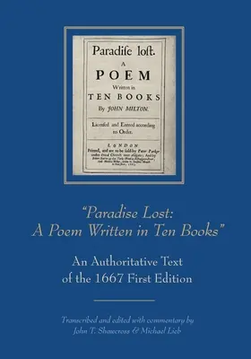 Paradise Lost: A Poem Written in Ten Books