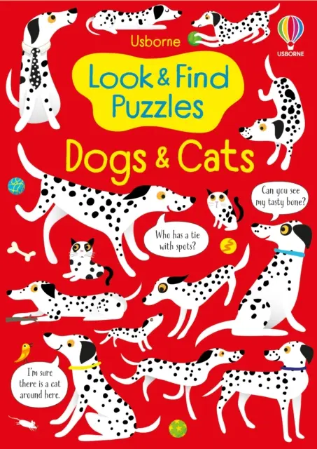 Keress és találj rejtvényeket Kutyák és macskák - Look and Find Puzzles Dogs and Cats