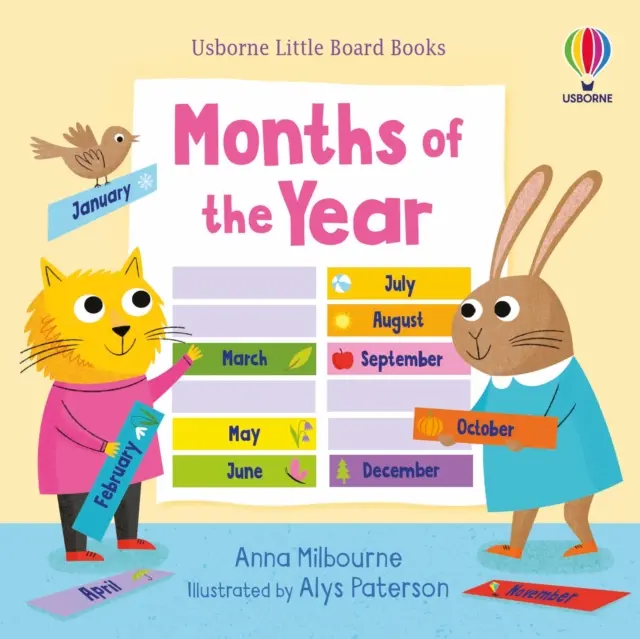 Little Board Books Az év hónapjai - Little Board Books Months of the Year